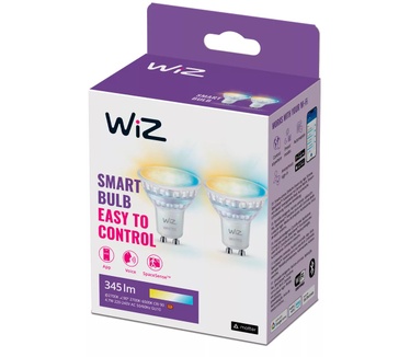 WiZ Connected Spot 50 W PAR16 GU10 x2