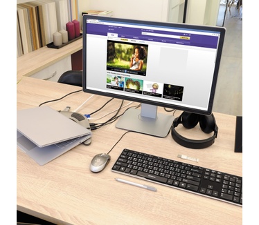 j5create JUD481-N USB™ 3.0 Boomerang Station - EU/UK