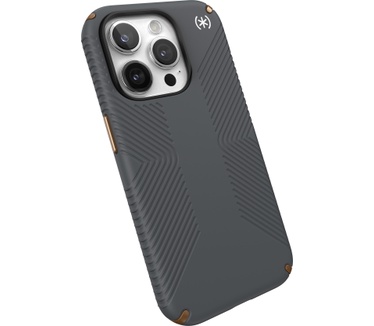 Speck Presidio2 Grip Apple iPhone 15 Pro Charcoal Grey - with Microban