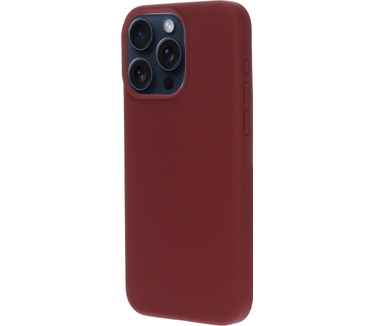 Mobiparts Silicone Cover Apple iPhone 15 Pro Max Plum Red
