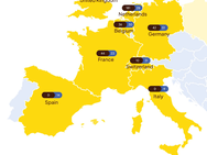 Fastned: aanwezigheid per land, begin 2025