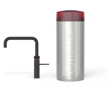 Quooker Fusion Square Zwart incl. COMBI reservoir