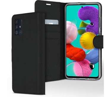 Accezz Wallet Softcase Bookcase Samsung Galaxy A51 - Zwart