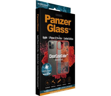 PanzerGlass 0281 (iPhone 12 Pro Max Mandarin Red) Transparant