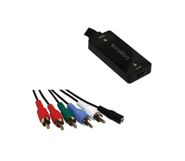 LogiLink CV0059 - Cavo da HDMI a YPbPr con convertitore audio