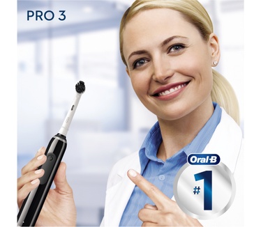 Oral-B Oral-B Pro 3 - 3800 - Zwarte Elektrische Tandenborstel + 1 Bonustandpasta