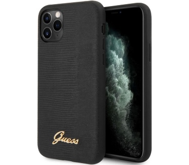 Guess Lizard Hard Case voor Apple iPhone 11 Pro (5.8") - Zwart  Zwart