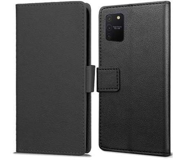 qMust Samsung Galaxy S10 Lite Wallet Hoesje Zwart