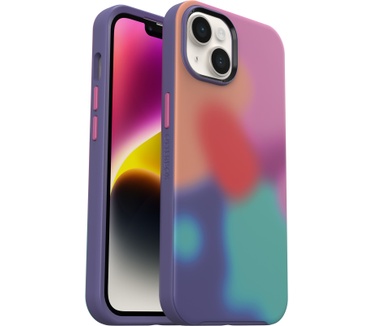 Otterbox OtterBox Symmetry+ hoesje voor iPhone 14 Plus met MagSafe, schokbestendig, valbestendig, dun beschermend hoesje, 3x getest volgens militaire standaard, Antimicrobieel, Euphoria