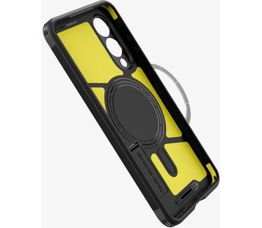 Spigen Galaxy S25 Edge Case Tough Armor AI (MagFit) Zwart