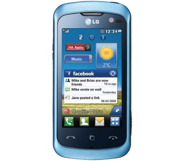 LG Cookie Music KM570 Blauw