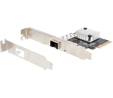Startech.com 10G PCIe SFP+ Netwerkkaart, Single SFP+ Port Netwerk Adapter, Open SFP+ voor MSA-Compliant Modules/Direct-Attach Kabels, 10 Gigabit Fiber PCIe NIC, PCI Express SFP+ Netwerkkaart