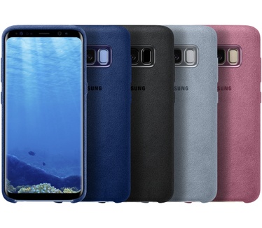 Samsung Galaxy S8 Alcantara Cover (Galaxy S8) Blauw