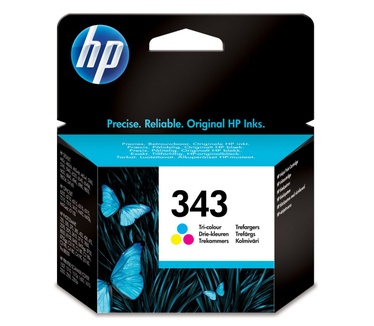 HP 343 Tri-colour Inkjet Print Cartridge