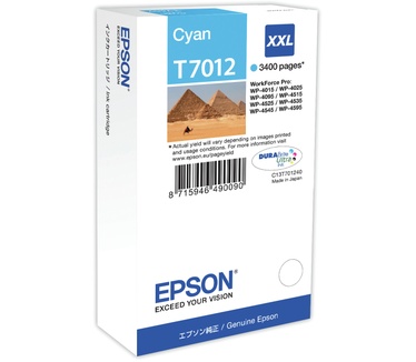 Epson WP4000/4500 Series Ink Cartridge XXL Cyan 3.4k