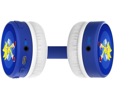 Energy Sistem LOL&Roll Super Sonic Kids Bluetooth hoofdtelefoon (draadloze kinderhoofdtelefoon Music Share, Bluetooth 5.1-technologie, 85 dB volume limiet, microfoon) - Sonic Blue