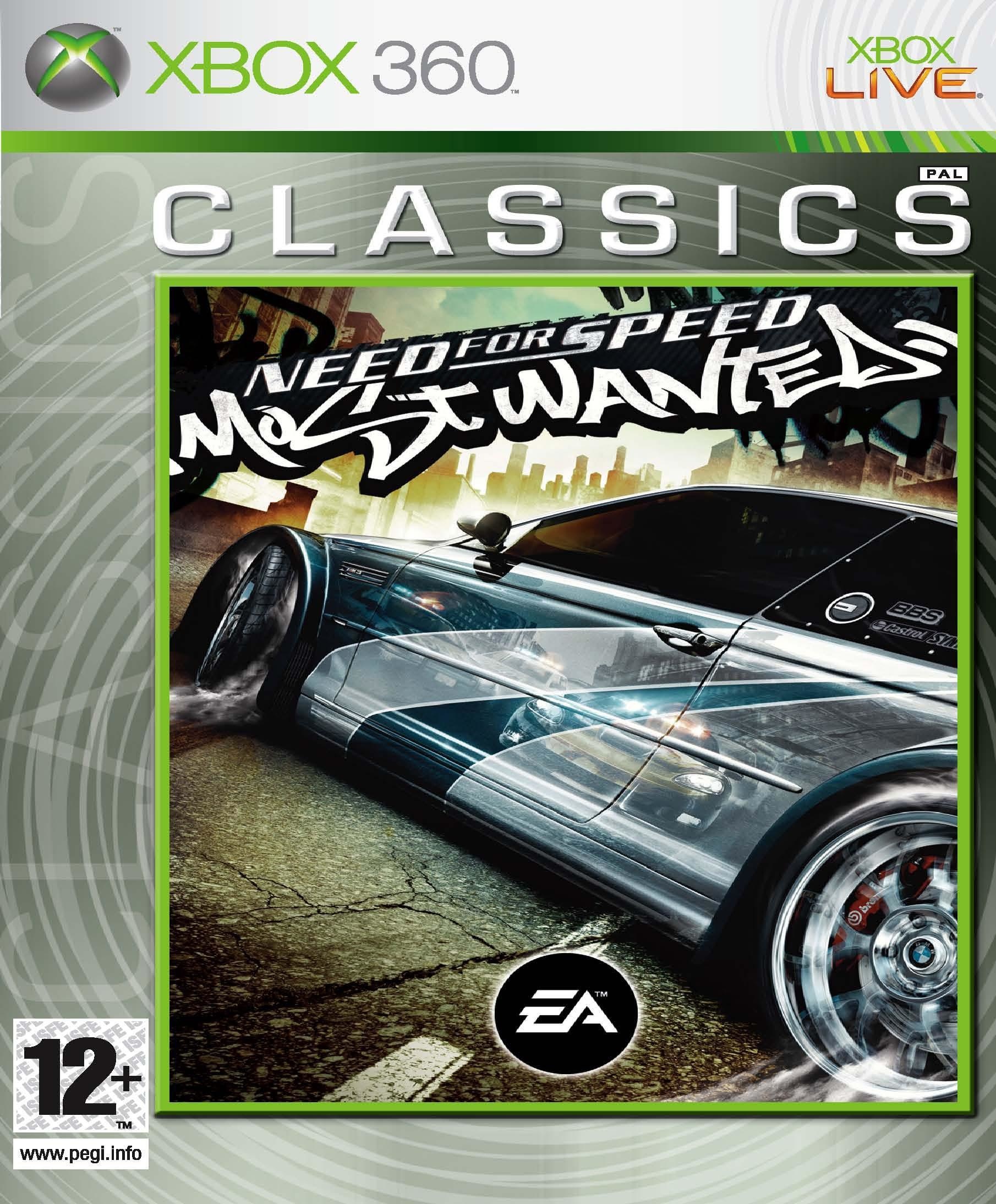 Specificaties van Need for Speed Most Wanted Classic, Xbox 360 - Tweakers
