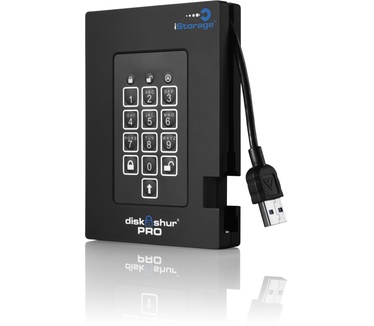 iStorage diskAshur PRO HDD USB3.0 500GB Zwart