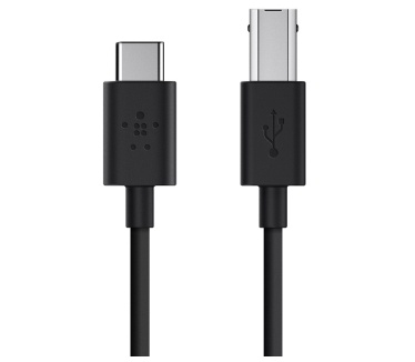 Belkin USB-C naar USB-B 2.0 printerkabel 1,8 meter - Zwart