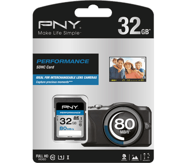 PNY Performance SDHC/SDXC 32GB Class 10 UHS-1 U1