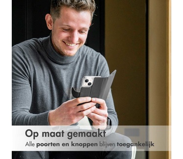 Accezz Wallet Softcase Bookcase Motorola Edge 20 Pro - Zwart