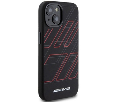Mercedes-Benz Mercedes-AMG Rhombuses Back Case - iPhone 15 Plus (6.7") - Zwart Zwart