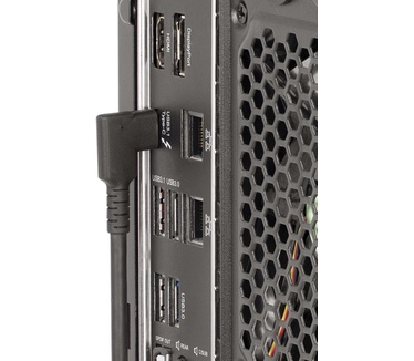 Startech.com 50cm Haakse USB-C Kabel, Rugged, USB 3.2 Gen 2 (10 Gbps), USB C naar C Data transfer Kabel met Rechte Hoek, 4K 60Hz DP Alt Mode, 100W Power Delivery, USB Type-C Kabel