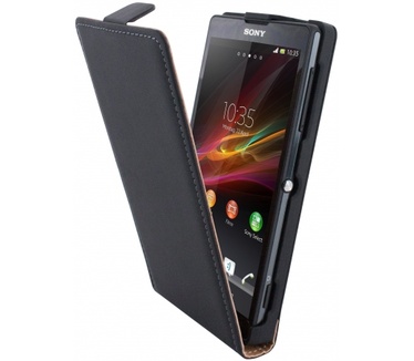 Mobiparts Mobiparts Premium Flip Case Sony Xperia ZL Black