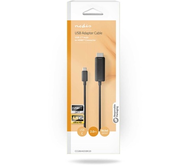 Nedis CCGB64655BK20 Zwart