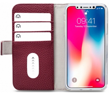 Mobilize Elite (Lychee) BookCase iPhone X/XS (5.8'') - Rood  Rood