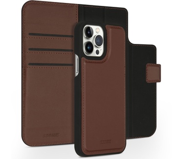 Accezz Premium Leather 2 in 1 Wallet Bookcase iPhone 13 Pro Max - Bruin