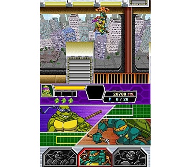 Teenage Mutant Ninja Turtles 3: Mutant Nightmare, Nintendo DS