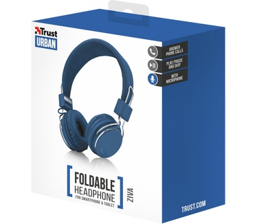 Trust Ziva (Blauw, Chroom)