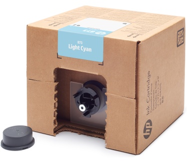 HP 873 Latex inktcartridge lichtcyaan, 3 liter