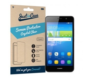 Just in Case Screen Protector Huawei Y6 - 3 stuks - Crystal Clear