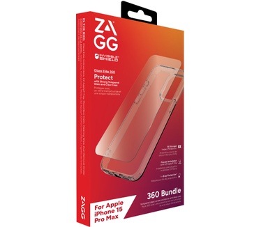 Zagg Glass Elite 360 Bundle (iPhone 15 Pro Max)