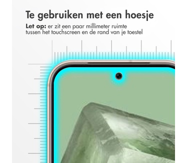 Accezz Gehard Glas Screenprotector 2-pack Google Pixel 8a