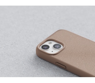 Njord byElements Fabric MagSafe Case iPhone 15 Plus, Pink Sand