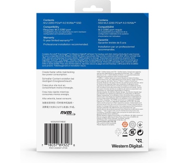 WD Blue SN5000 2TB