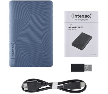 Intenso Memory Safe externe harde schijf 2 TB, blauw
