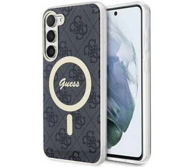 Guess 4G MagSafe Back Cover - Samsung Galaxy S23+ (S916) - Zwart Zwart