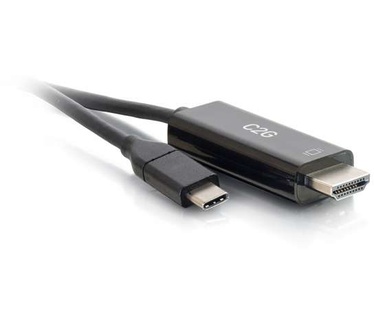 CablesToGo 0.9M (3ft) USB C to HDMI Adapter Cable ? 4K - Audio / Video Adapter - Black