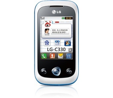LG C330 Blauw
