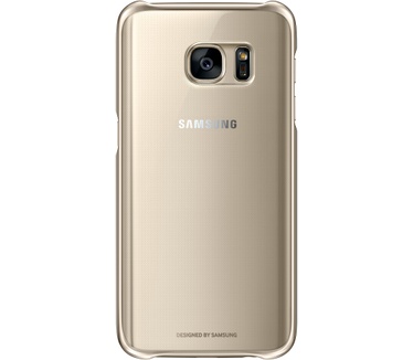 Samsung Galaxy S7 Clear Cover - EF-QG930CF - Gold (Galaxy S7) Zwart