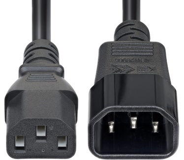 Startech.com 4,5m Stroom Verlengkabel, C14 naar C13 PDU Stroomkabel, 15A 250V, 14AWG, AC Power Kabel voor PDU/Power Supply, KEMA-KEUR Gecertificeerd