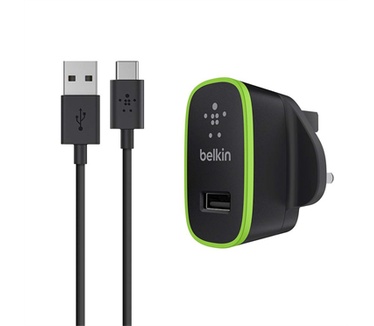 Belkin USB-C/USB-A-kabel met thuislader