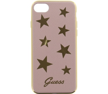 Guess Stars Soft TPU Back Case - Apple iPhone 7 (4.7") - Roze Roze