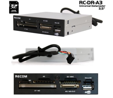 Recom RC-DR-A3 All in one card reader