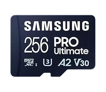 Samsung Pro Ultimate microSD card 256GB + SD-adapter