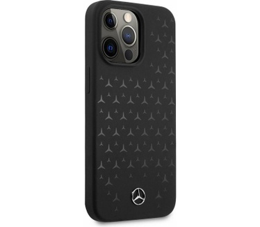 Mercedes-Benz Stars Silicone Case - iPhone 13 Pro (6.1") - Zwart Zwart